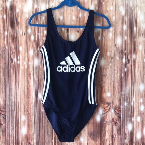 adidas Other - Adidas • One Piece Blue Swimsuit Bathing Suit